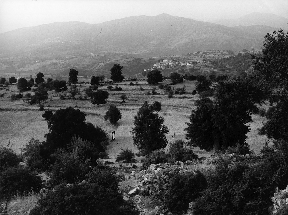 Temenos site in Arcadia, Greece,1980s